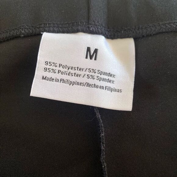 NWOT Medium Black Leggings Basic Full Length - Picture 4 of 7